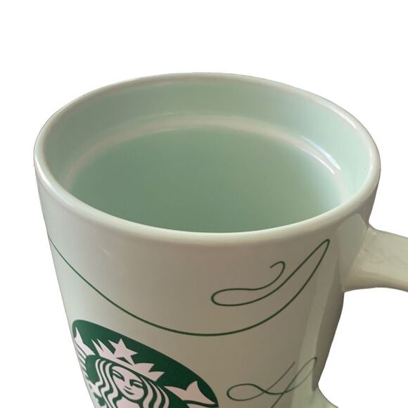 Pre Owned Starbucks 2020 Holiday Christmas Siren Logo Coffee Tea Mug Classic - Picture 2 of 10
